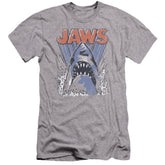 Jaws Comic Splash Men's Ultra-Soft 30/1 Cotton Slim Short-Sleeve T-Shirt